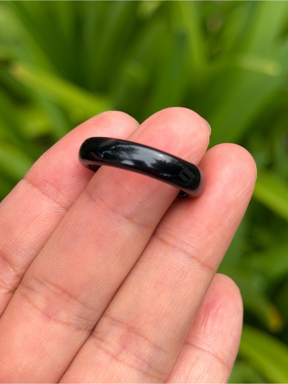 SIZE 9 Black Onyx Ring 2501 - Picture 3 of 7